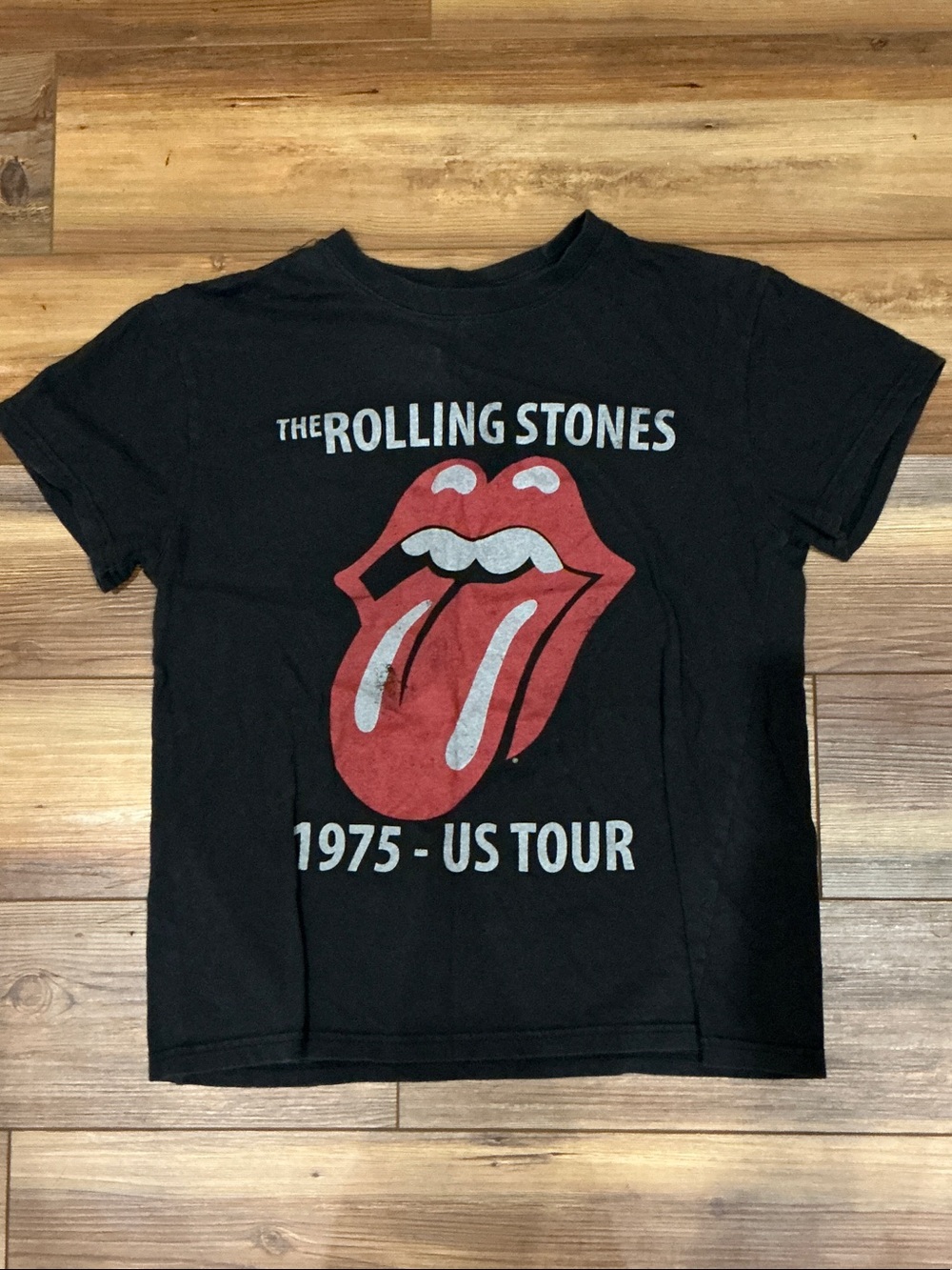 the Rolling Stones Black  Graphic Tee